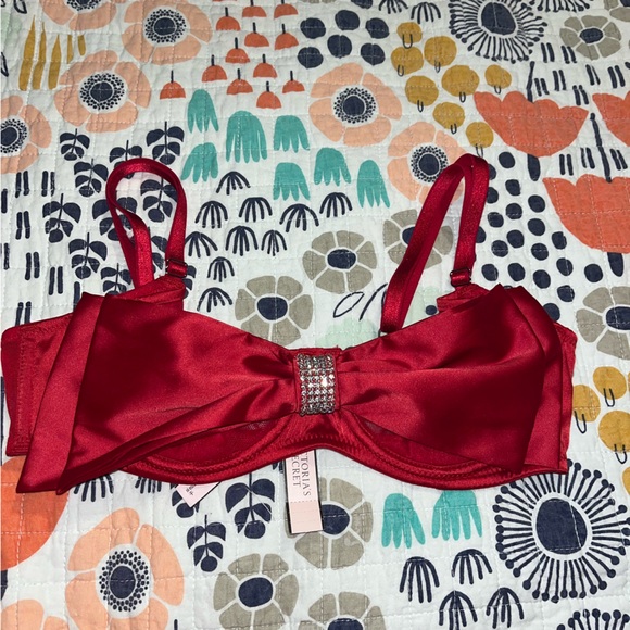 NWT Victoria’s Secret Dream Angels Wicked Unlined Bow Balconette Bra 34B‎ - Picture 6 of 9